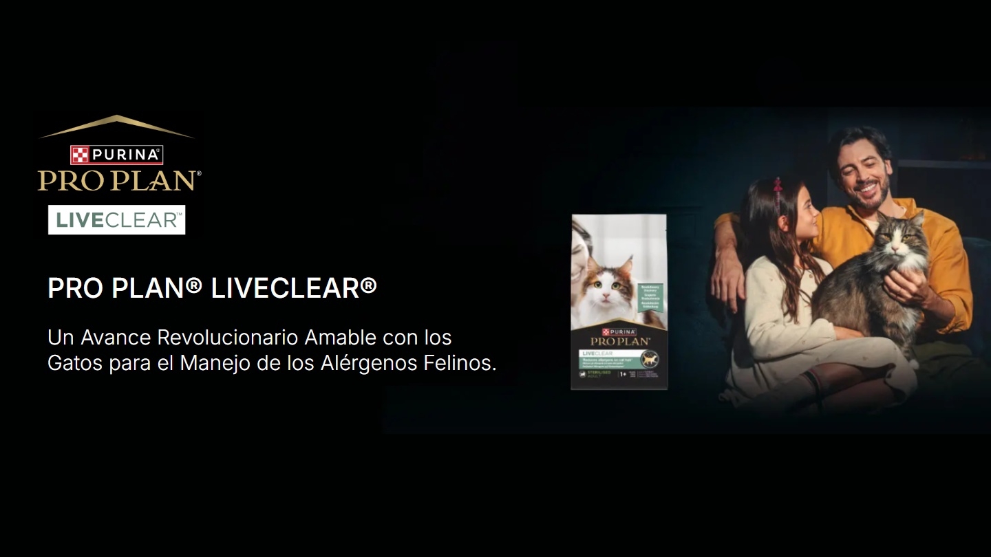 Nestlé Purina revoluciona la convivencia con los gatos: lanza al mercado Pro Plan LiveClear, el primer y único alimento que r