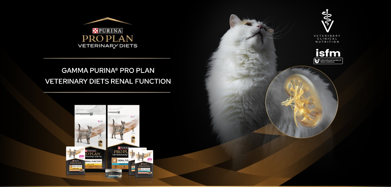 Banner de la gama Purina Pro Plan® Veterinary Diets Renal Function