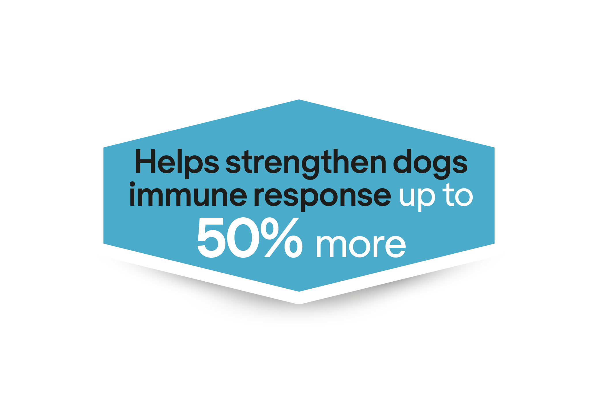  Ayuda a reforzar la respuesta inmunitaria de los cachorros hasta un 50% más