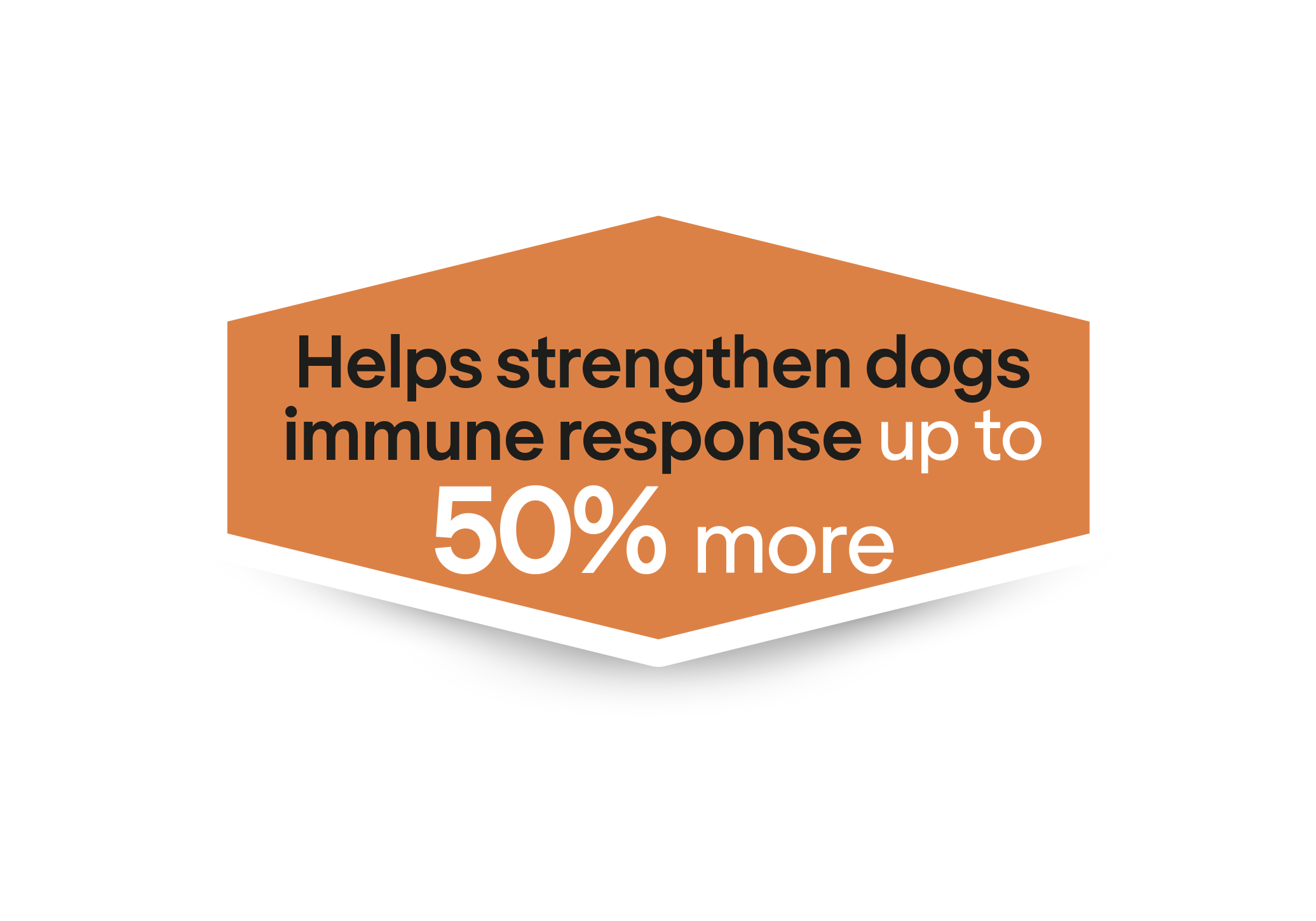  Ayuda a reforzar la respuesta inmunitaria de los perros hasta un 50% más